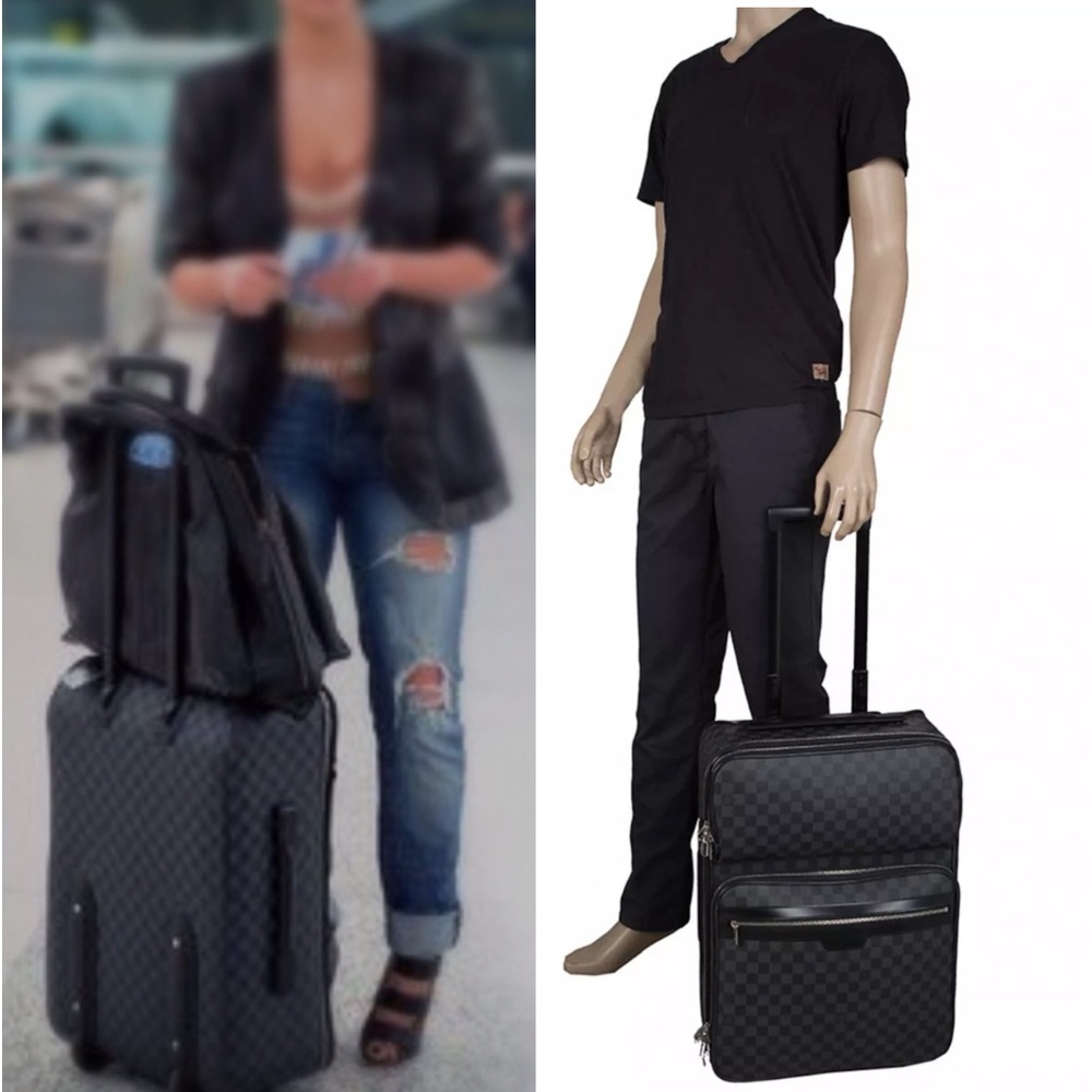 Louis Vuitton Pegase 55 w/ Dustbag UEC Business Suitcase Graphite 💎 - Picture 13 of 13